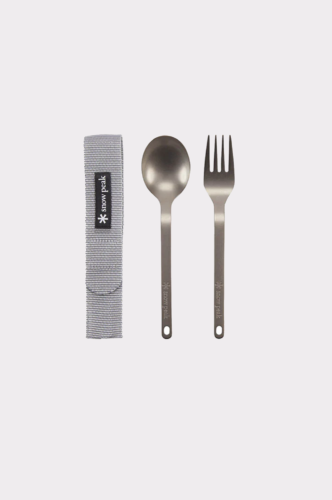 Titanium Fork & Spoon Set