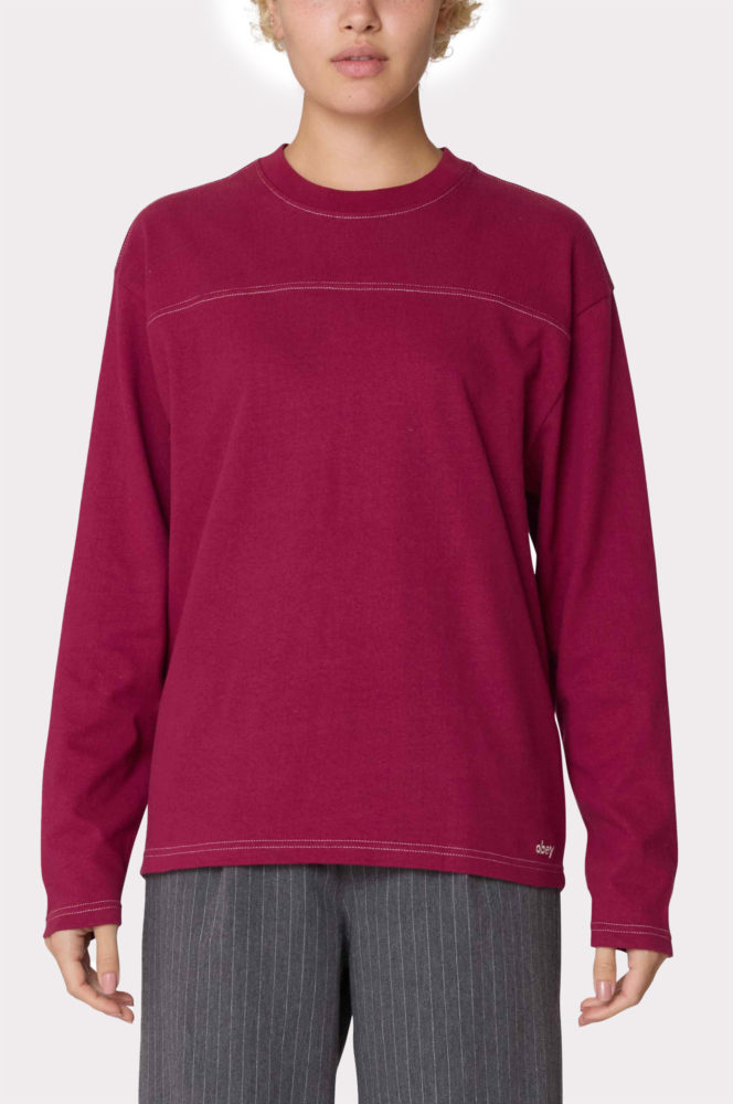 Keeper Contrast Stitch LS