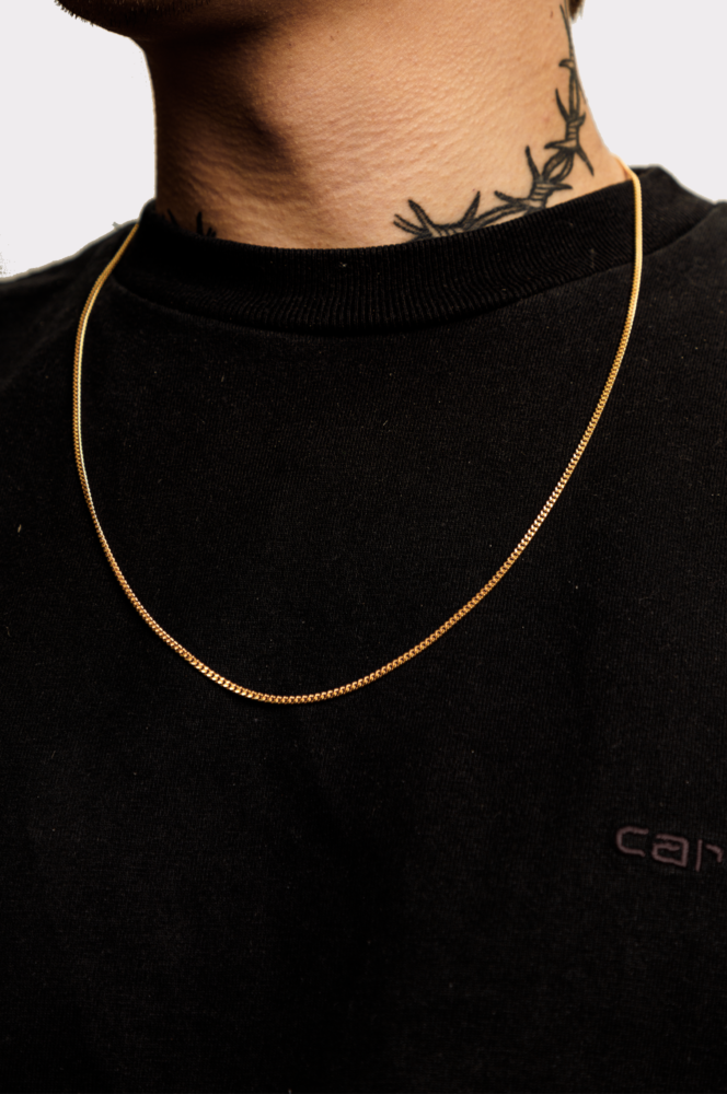 Funkie Curb Chain Gold Plated 60cm