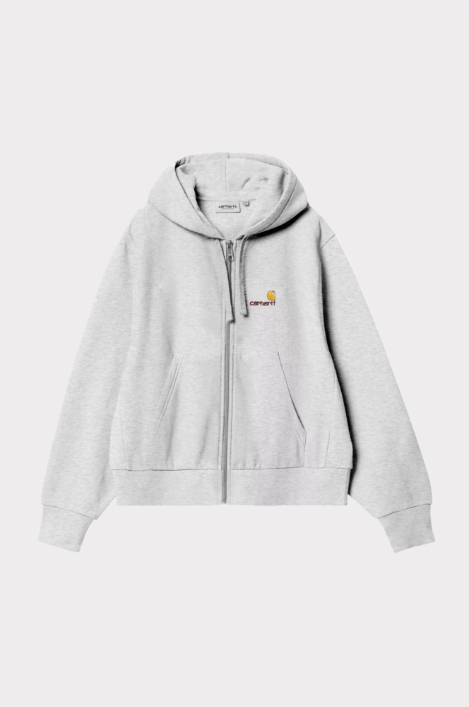 W Hooded American Script Jacket