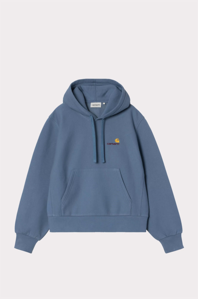 W Hooded American Script Sweat